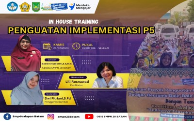 SMPN 28 BATAM MENGADAKAN IN HOUSE TRAINING